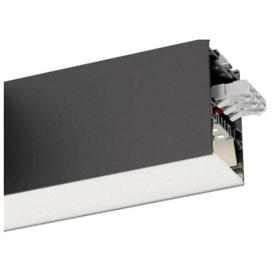 XROPE UGR SURF./SUSP. LIGHT FITTING 60W 220-240V AC 3-4000K UGR<19 CRI.90 IP40 80dgr 1200mm SBK SWH (4.1.2)