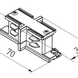 IMBINARE SINA TRACK N 3c LINEAR CONNECTOR