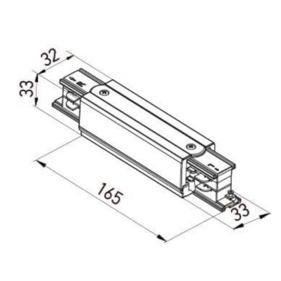 CONECTOR LINIAR PENTRU SINE CU TREI CIRCUITE TRACK N 3c LINEAR CONNECTOR & POWER SUPPLY 