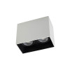 XCARD RECTANG. CEILING FITTING GU10/PAR16 2x50W max. 230V AC IP20 UGR<10 SWH (5.6)