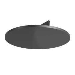 XFIVE REC./SURF. ROUND LIGHT FIXTURE fi.192x6mm 8W 48V DC 100dgr 3000K CRI.90 IP40 MBK (5.1.2)