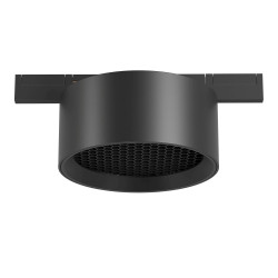 XFIVE REC./SURF. ROUND LIGHT FIXTURE fi.80x36mm 10W UGR<7 48V DC 24dgr 3000K CRI.90 IP40 MBK (5.1.2)