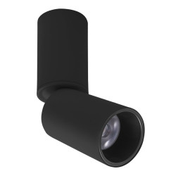 XPIPE ADJ. SURF. PROJ. 1x15W 220-240V AC 3000K CRI.80 IP20 24° UGR<19 MBK (5.6)