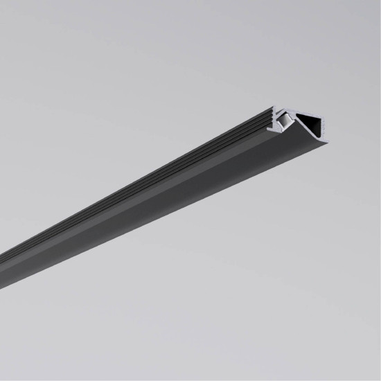 PRF016 SET AL. PROFILE for ASYM. INSTAL.+DIFFUSER+2 END CAPS with HOLES SBK