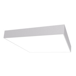 Panou LED etans pentru camere curate 47W 600x600mm ROSE PRO P LED dispersor sticla microprismatic montaj incastrat IP65