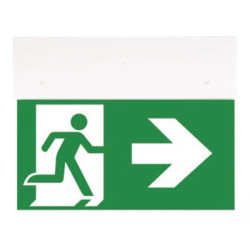 Lampa iluminat evacuare directional, alba, aparenta, 3 ore, 2.5W, mentinut, test manual, IP20, Intelight 90285