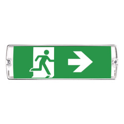 Lampa exit, aparenta, 3ore, 13W, permanent, test manual, IP65,  Intelight 91705 ORION II 150 M 3H MT LT