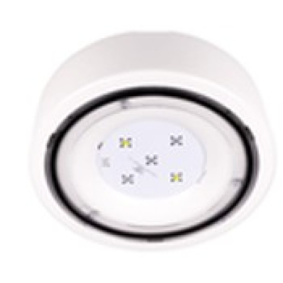 Corp iluminat de antipanica , incastrat/aparent cu LED 3h, 6.9/2.5W, 408lm mentinut, manual test, Intelight 80364 STARLET PROOF SO 350 M 3H MT IP66