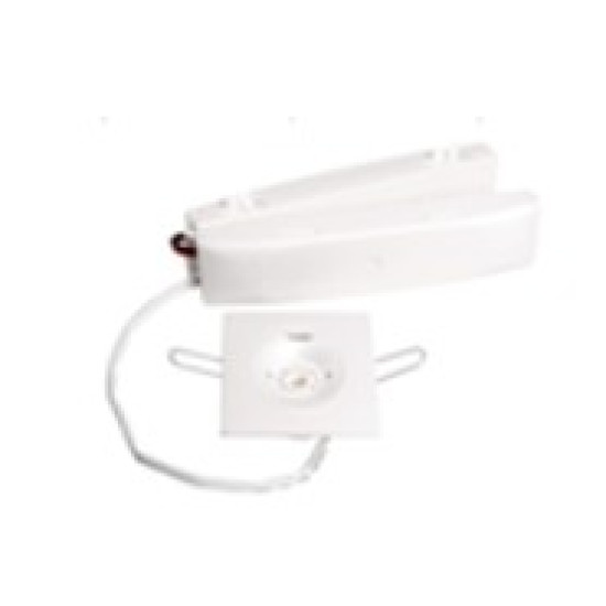 Corp iluminat de antipanica , incastrat cu LED 3h, 4W, nementinut, manual test, Intelight 84013