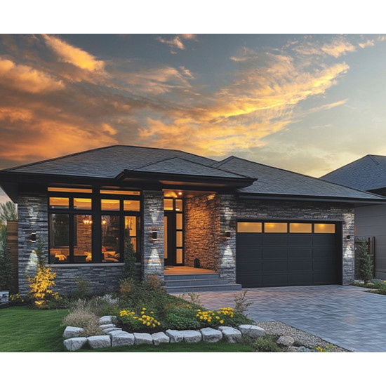 TORRE 18W CCT 230V IP54 99x78x162MM BLACK SQUARE FACADE LAMP NEGRU