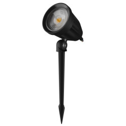 FLORI LIGERO GARDEN LAMP 6W CW NW WW 230V 40st IP65 53x77MM + 145MM SPIKE NEGRU