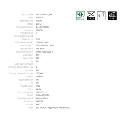 Plafoniera NYMPHEA CITY PRO 2 18/24W CCT 230V 120DEG IP65 IK08 FI320X80MM ALB ROTUND