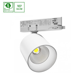 Proiector pe sina trifazata ARTEMIDA MAXI Ra>90 12-42W 1300 - 3800lm NW 230V 36, 60deg IP20 100x96x130  ALB