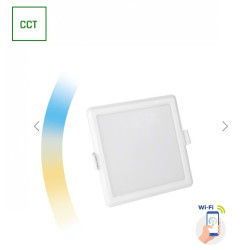 Corp de iluminat cu led ALGINE 12W CCT downlight SPECTRUM SMART,110 mA,230 V,1150 lm (120)°,96 lm/W,-20/+40 °C,17000 h,	IP20,Alb,IK06- SpectrumLed