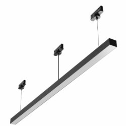 Corp de iluminat suspendat LED ALLDAY BASIC 40W CCT 230V IP20 1203x42x37mm NEGRU PE SINA 3F