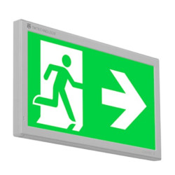 Corp de iluminat de evacuare TM.ONTEC E E1P 301 M AT W PC,210÷250 V AC 50÷60 Hz,3 W,IK05,IP20