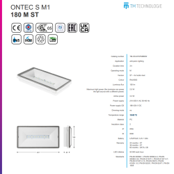 Corp de iluminat antipanica ONTEC S M1 180 M ST W PC,210÷250 V AC 50÷60 Hz,3.3 W,IK08,IP65,150 lm-TM Technologie