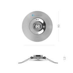 Corp de iluminat antipanica TM.PRIMO C M1 60 NM AT METAL, 210÷250 V AC 50÷60 Hz,IK03, IP20