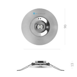 Corp de iluminat antipanica TM.PRIMO C M1 60 NM AT METAL, 210÷250 V AC 50÷60 Hz,IK03, IP20