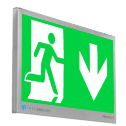 Corp de iluminat de evacuare TM.PRIMO E 30E 180 M AT,METAL 186÷254 V AC 50÷60 Hz,2.5 W,IK05,IP20