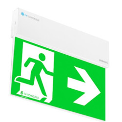 Corp de iluminat de evacuare PRIMO G 30E 180 M AT W METAL , LED, 210÷250 V AC 50÷60 HZ, 2.5W, IK05 IP20