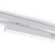Corp iluminat de antipanica pentru montaj pe sina cu 3 circuite,  cu LED 2.5W 326lm, TM.PRIMO TRL M1 180 NM AT B + ADAPTER  W B METAL ALB / NEGRU, 210÷250 V AC,IK08, IP20