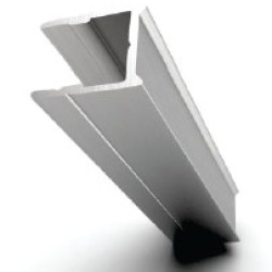 Cubicles profil U 1.83m, inox ACR-1402P