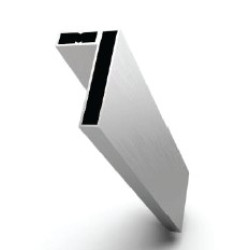 Cubicles profil mascare bara de sustinere 3m, inox ACR-1400P