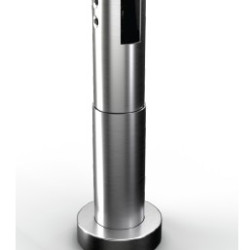 Cubicles picior R reglabil 15 cm, inox ACR-0900PA