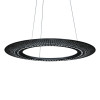 Corp de iluminat cu led  suspendat cu carcasă din aluminiu perforată în eloxal negru. direct / indirect AMBITUS D/I 10k-927-65 MSC AST2 BC BKE