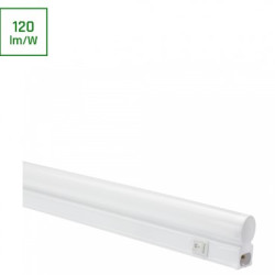 CORP ILUMINAT CABINET SWITCH T5    600mm 7W WW  230V IP20 ALB ON/OFF