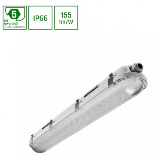 Corp de iluminat cu LED lampa emertica 1500MM 58W/47W/37W/27W NW 230V 120DEG IP66 IK10 1500X80X68MM