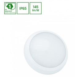 Plafoniera NYMPHEA CITY PRO 2 18/24W CCT 230V 120DEG IP65 IK08 FI320X80MM ALB ROTUND