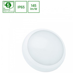Plafoniera NYMPHEA CITY PRO 2 18/24W CCT 230V 120DEG IP65 IK08 FI320X80MM ALB ROTUND