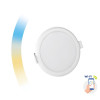 Corp de iluminat cu led ALGINE 12W CCT downlight SPECTRUM SMART,110 mA,230 V,1150 lm (120)°,96 lm/W,-20/+40 °C,17000 h,	IP20,Alb,IK06- SpectrumLed